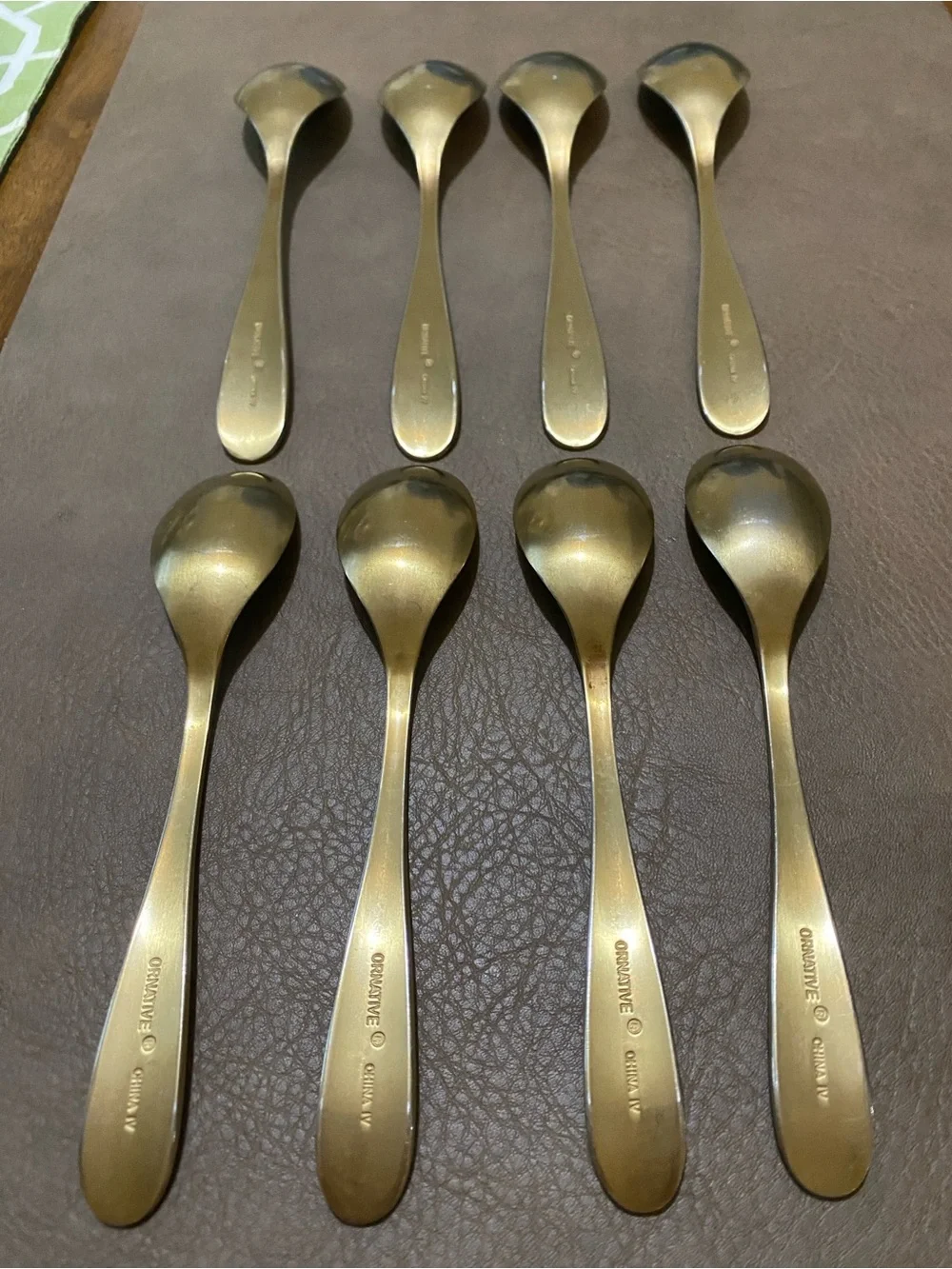 Matte Gold Flatware Set - Sleek Everyday Cutlery